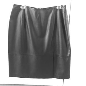 Genuine Leather Skirt